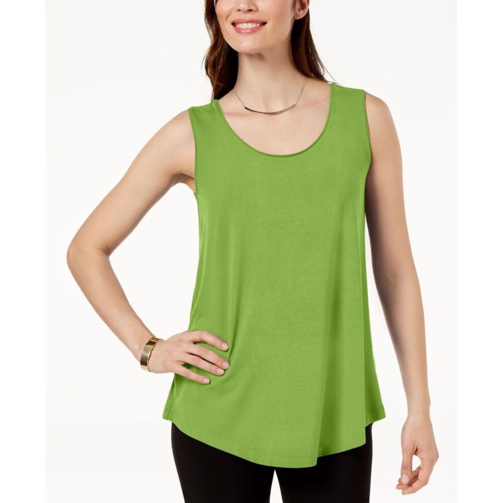 JM Collection Scoop Neck Tank Top